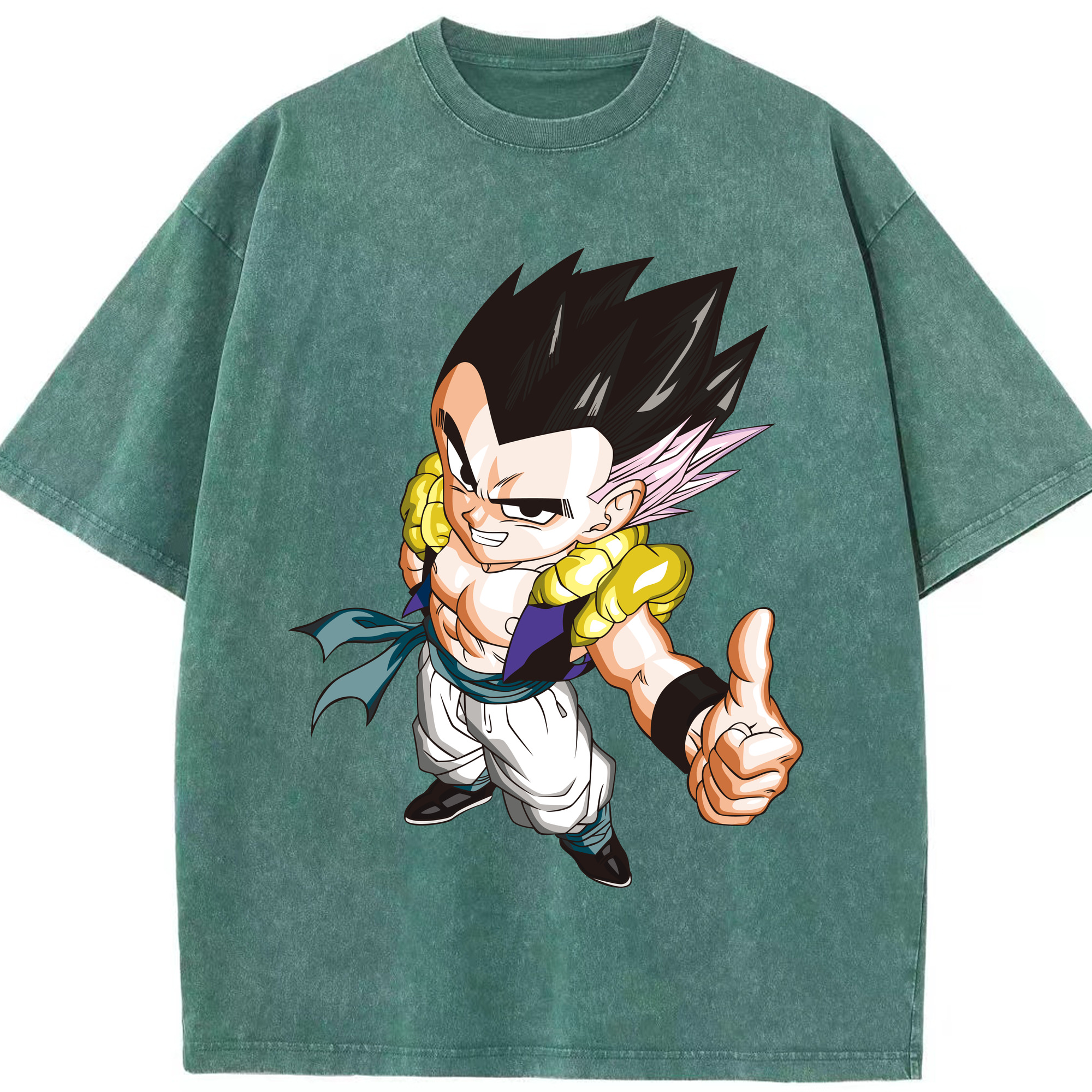 （画像用） ドラゴンボール ベジータ四世（Bejīta Yonsei）DRAGON BALL Vegeta IV 綿100% ヴィンテージ風 半袖Tシャツ（フロントプリント）